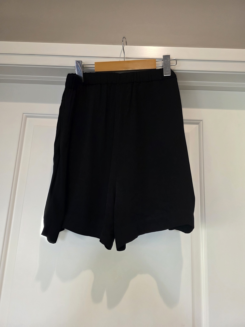 Dynamite Black High-Waist Tie Shorts - Picture 3 of 4